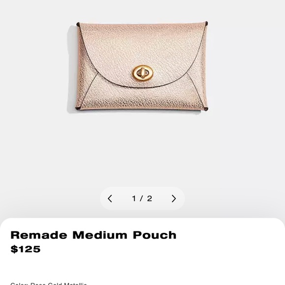 Coach Handbags - Coach Gold Wallet Elegant Minimalist Design